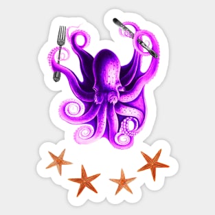 funny octopus Sticker